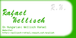 rafael wellisch business card